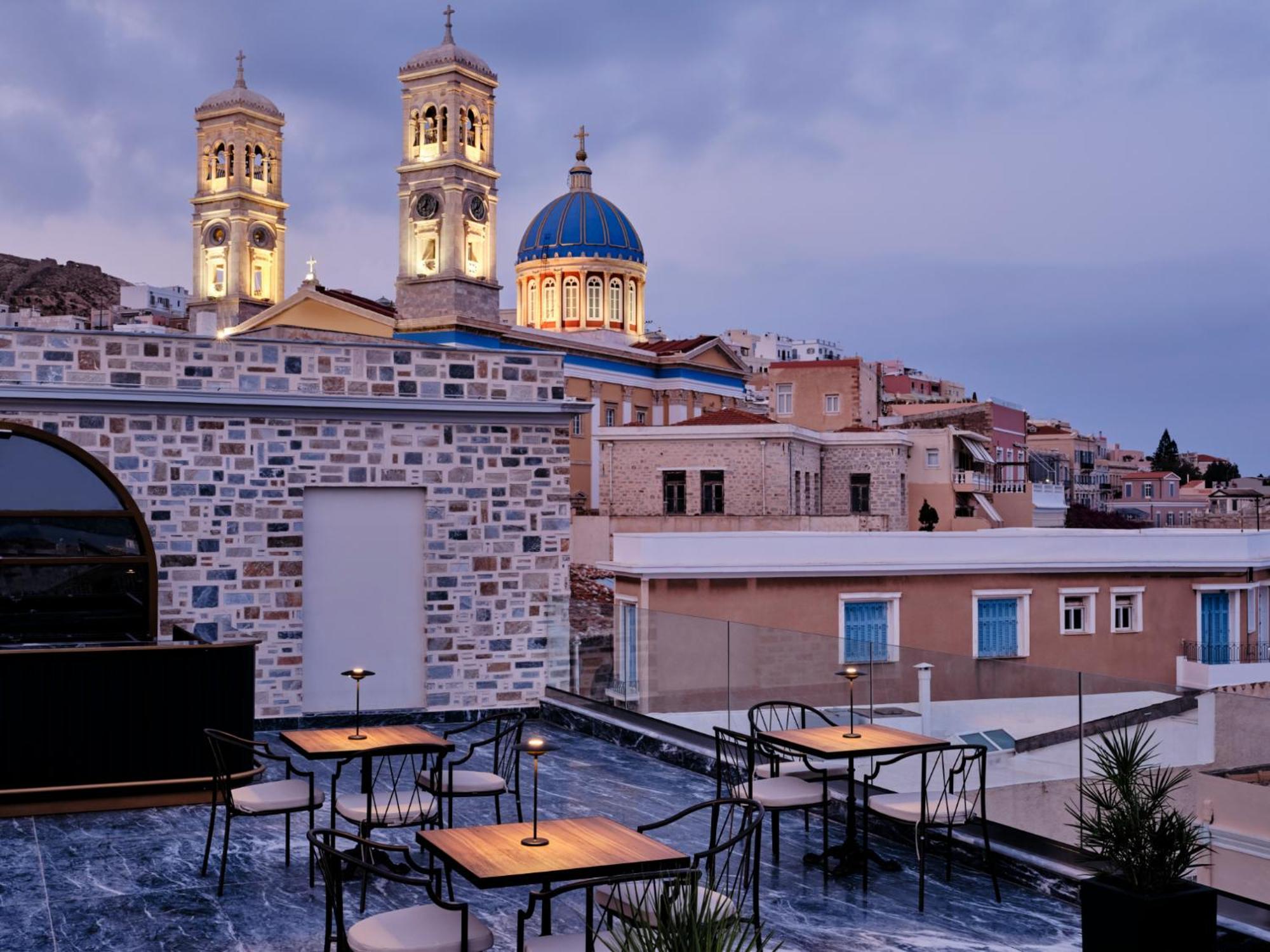 Отель Argini Syros Эрмуполис Экстерьер фото